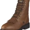 Men's Ariat Cascade Brown 8" Steel Toe Lace Up Work Boot #10002435-C