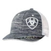 M&F - Boys Ariat Heather Grey Signature Logo Cap