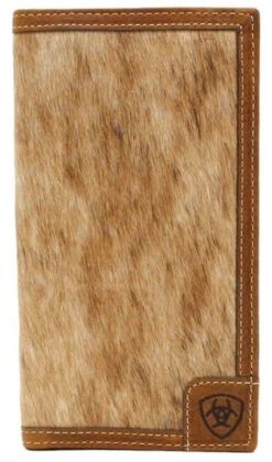 Ariat Mens Calf Hair Inlay Rodeo Wallet