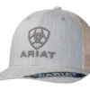 Ariat Mens Center Logo Grey Cap