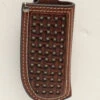 Ariat Leather Basket Weave Embossed Knife Sheath