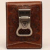 Ariat Embossed Basketweave & Floral Bi-Fold Wallet