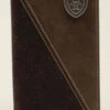 Ariat Diagonal Stitched Leather Rodeo Wallet