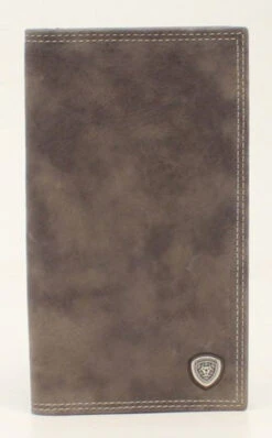 Ariat Grey Shield Concho Rodeo Wallet