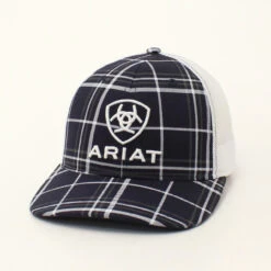 Ariat Mens R112 Navy W/White Mesh Ball Cap
