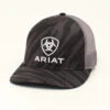 Ariat Mens R112 Black W/Grey Mesh Ball Cap