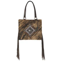 Ariat Nashville Calf Hair And Leopard Tote Bag