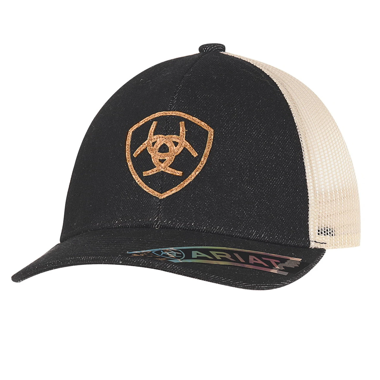 Ariat Mens Black Cork Cutout Ariat Shield Cap 1 Ariat Mens Black Cork Cutout Ariat Shield Cap
