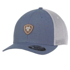 Ariat Mens Light Blue/Grey FlexFit 110 Cap