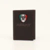 Ariat Mens Trifold Mexico Flag Wallet