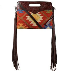 Ariat Multicolored Aztec Print Conceal Carry Handle Bag