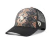 Ariat Womens Snap Back Closure Cap With Black Southwestern Design