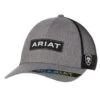 Ariat Youth Grey Cap With Black Mesh Back And Ariat Logo