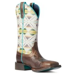 Women's Ariat Pendleton Circuit Savanna Western Boot #10038478-C 10 Women's Ariat Pendleton Circuit Savanna Western Boot #10038478-C -Moda Mix Shop 4e6e63440390120fa6f62712870b1697