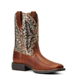 Youth Ariat VentTek Koel Leopard Western Boot #10040258 -Moda Mix Shop 8a8795add0d0ea506465d96072707d54