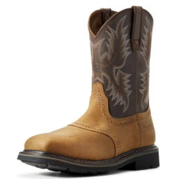 Ariat Mens Sierra Wide Square Steel Toe Work Boot -Moda Mix Shop P1252925 01 23571.1630445440