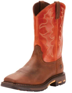 Ariat Mens Workhog 11" Steel Toe Work Boots -Moda Mix Shop P1253005 01 72323.1630445558