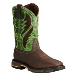 Ariat - Mens Work Hog Vent Tek Steel Toe Pull On Work Boots