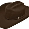Ariat Mens Chocolate Wool Cowboy Hat
