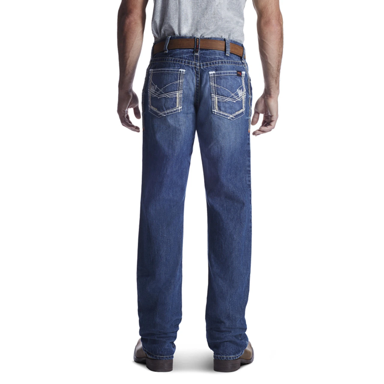 Ariat Mens FR M4 Ridgeline Bootcut Work Jeans 2 Ariat Mens FR M4 Ridgeline Bootcut Work Jeans - Image 2