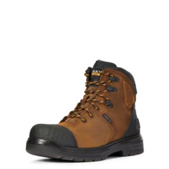Ariat Mens Turbo Outlaw 6" H2O Carbon Toe Work Boots -Moda Mix Shop P2228570 01 16621.1630089037