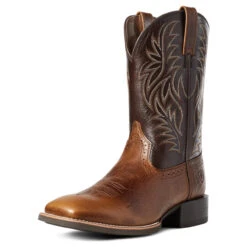 Ariat Mens Peanut Sport Western Wide Square Toe Boots -Moda Mix Shop P2293925 01 43799.1630132673