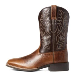 Ariat Mens Peanut Sport Western Wide Square Toe Boots -Moda Mix Shop P2293925 03 68615.1630132673