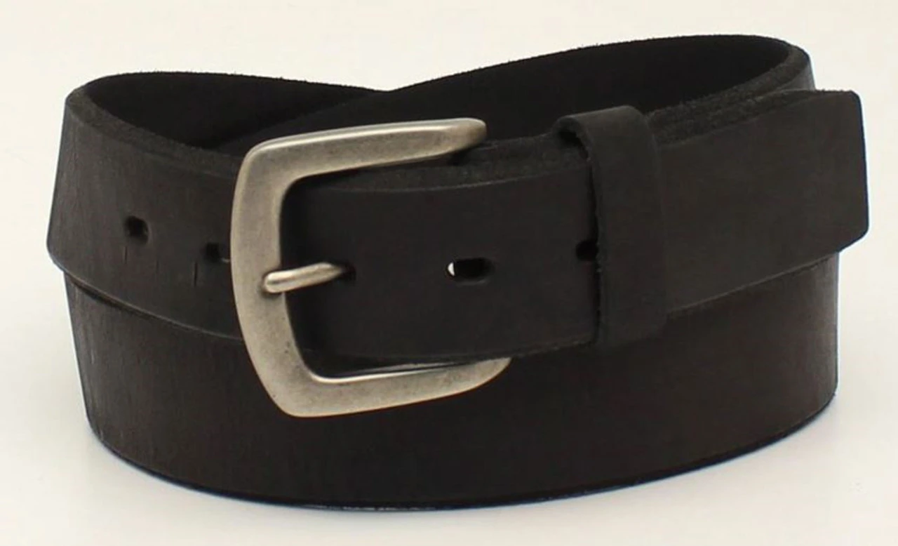 Ariat Mens Black Embossed Logo Belt 1 Ariat Mens Black Embossed Logo Belt