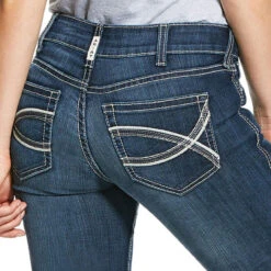 Ariat R.E.A.L. Mid Rise Arrow Fit Stretch Shayla Bootcut Jean -Moda Mix Shop P2342145 03 45056.1630691552