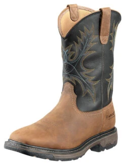 Ariat Mens WorkHog H20 Waterproof Steel Toe Western Work Boots -Moda Mix Shop P2372185 02 72094.1630439441