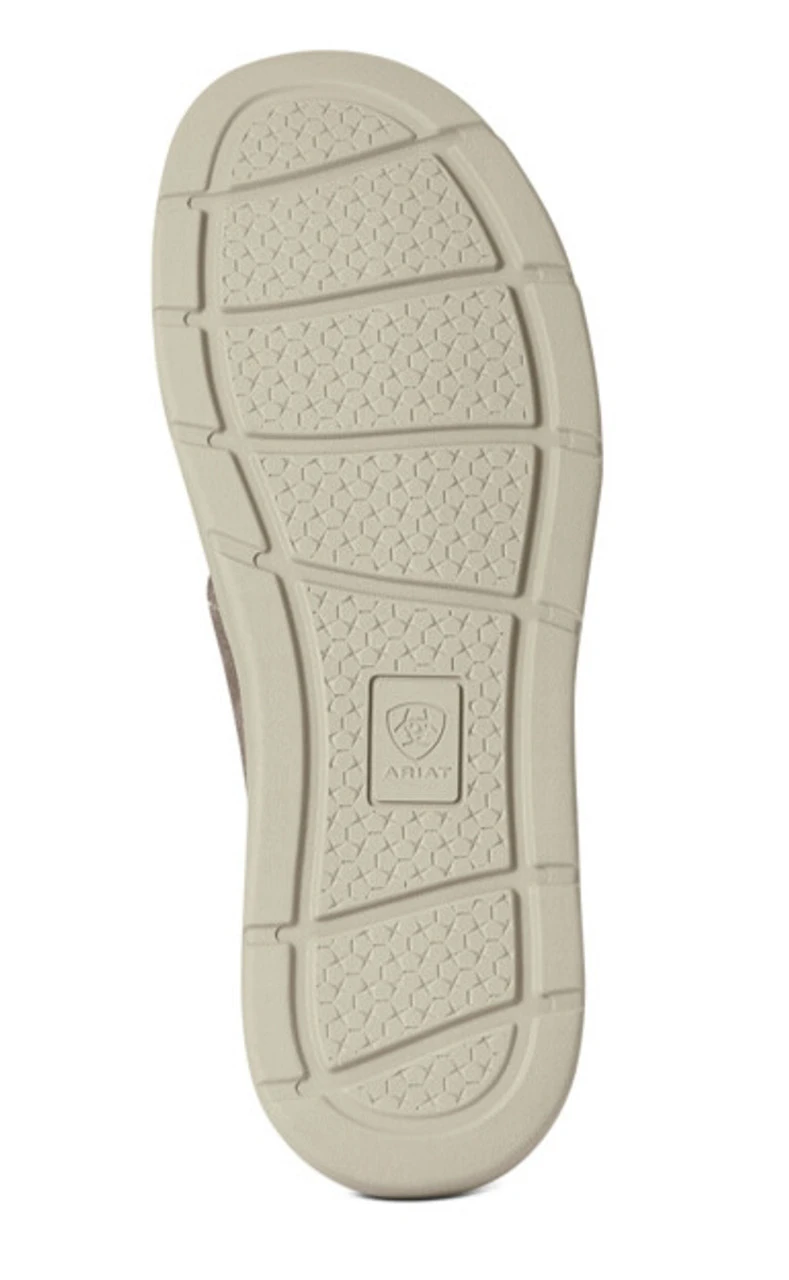 Ariat Mens Hilo Stretch Brown Canvas Slip On Shoe 5 Ariat Mens Hilo Stretch Brown Canvas Slip On Shoe - Image 5