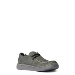 Ariat Mens Hilo Stretch Charcoal Canvas Slip On Shoe -Moda Mix Shop P2392450 01 58059.1630441469