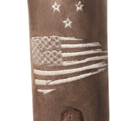 Ariat Womens Weathered Tan Circuit Patriot Wide Square Toe Boots -Moda Mix Shop P2396375 04 23103.1630437533