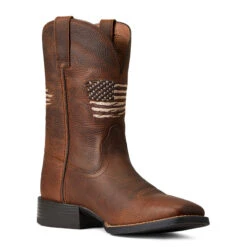 Ariat Mens Brown Sport All Country Wide Square Toe Boots -Moda Mix Shop P2493980 3 12925.1641394943