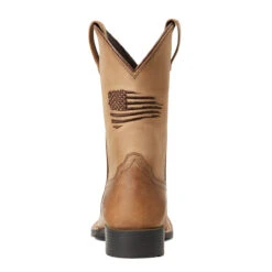 Ariat Boys Homestead Brown Patriot 2.0 Wide Square Toe Boots -Moda Mix Shop P2498760 4 50774.1641339889