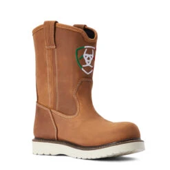Ariat Mens Aged Honey Rebar Wedge Orgullo Mexicano H2O Round Wedge Pull On Work Boots -Moda Mix Shop P2563415 3 59597.1655757683