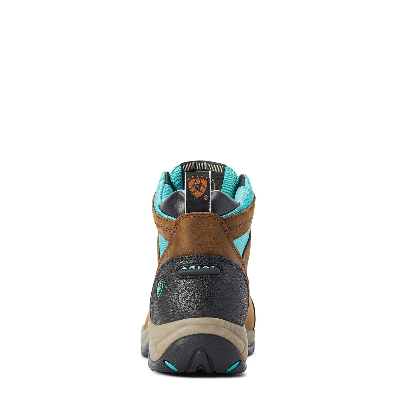 Ariat Womens Weathered Brown & Turquoise Terrain H2O Hiking Boot 3 Ariat Womens Weathered Brown & Turquoise Terrain H2O Hiking Boot - Image 3