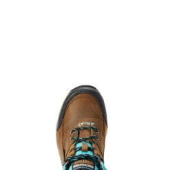 Ariat Womens Weathered Brown & Turquoise Terrain H2O Hiking Boot 8 Ariat Womens Weathered Brown & Turquoise Terrain H2O Hiking Boot -Moda Mix Shop P2563815 4 63248.1661195720