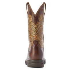 Ariat Womens Rich Clay Brown Floral Emboss Anthem Savanna Square Toe Boots -Moda Mix Shop P2564300 3 07215.1661196917