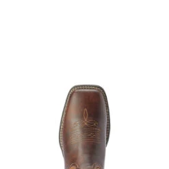 Ariat Womens Rich Clay Brown Floral Emboss Anthem Savanna Square Toe Boots -Moda Mix Shop P2564300 4 77108.1661196917