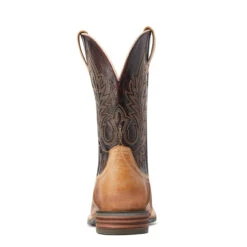 Ariat Mens Desert Tan And Dark Brick Ridin High Wide Square Toe Boots -Moda Mix Shop P2565445 4 21941.1655760390