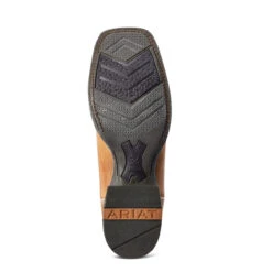 Ariat Mens Desert Tan And Dark Brick Ridin High Wide Square Toe Boots -Moda Mix Shop P2565445 6 83098.1655760391