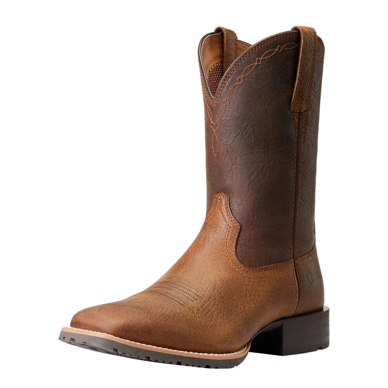 Ariat Mens Earth & Alamo Brown Hybrid Grit Wide Square Toe Boots 3 Ariat Mens Earth & Alamo Brown Hybrid Grit Wide Square Toe Boots - Image 3