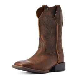 Ariat Mens Bartop Brown Sport Rambler Square Toe Western Boot