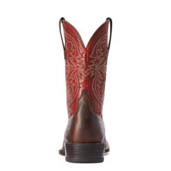 Ariat Mens Matte Rebel Brown Sport Pardner Western Square Toe Boots -Moda Mix Shop P2566025 3 68436.1661195528