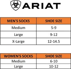 Ariat Mens Terrain Performance Sock - 2 Pack - AR2731 -Moda Mix Shop P2585415 3 01778.1665422541