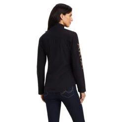 Ariat Womens Black Leopard Team Softshell Jacket 5 Ariat Womens Black Leopard Team Softshell Jacket -Moda Mix Shop P2670665 3 15010.1692303930