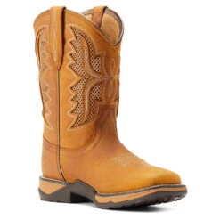 Ariat Womens Toasted Wheat Anthem VentTek H2O Square Toe Boots -Moda Mix Shop P2673020 3 80732.1673304401