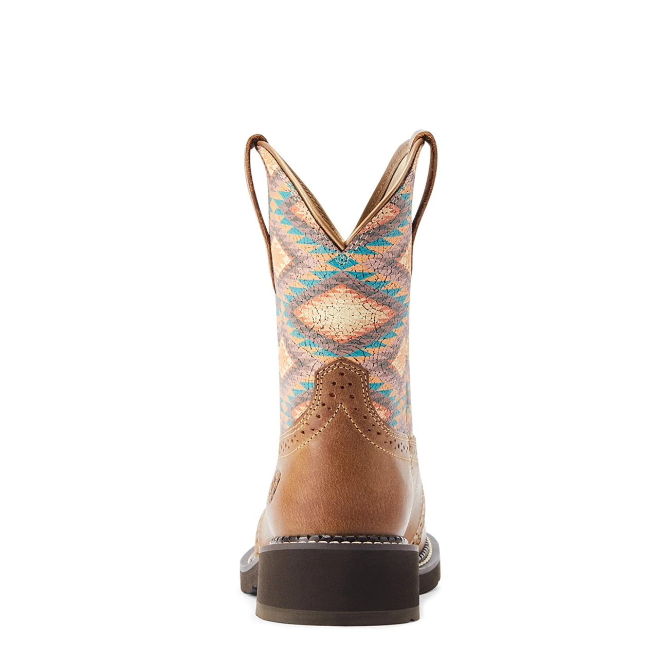 Ariat Womens Coastal Tan Aztec Fatbaby Heritage Farrah Boots 2 Ariat Womens Coastal Tan Aztec Fatbaby Heritage Farrah Boots - Image 2