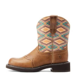 Ariat Womens Coastal Tan Aztec Fatbaby Heritage Farrah Boots 9 Ariat Womens Coastal Tan Aztec Fatbaby Heritage Farrah Boots -Moda Mix Shop P2673215 4 11949.1673304371